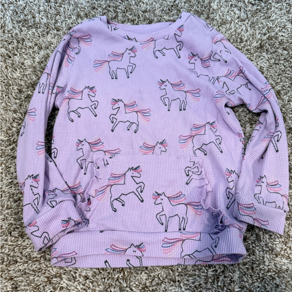 NWOT Garanimals Lavender Unicorn Knit Top